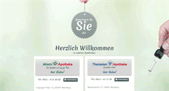 Desktop Screenshot of ihre-theresienapotheke.de