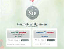 Tablet Screenshot of ihre-theresienapotheke.de